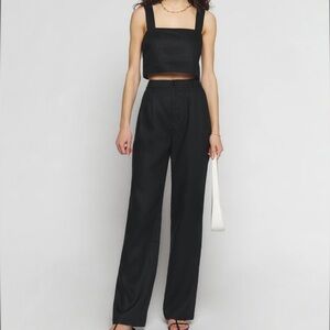 Reformation Olivia Linen Two Piece